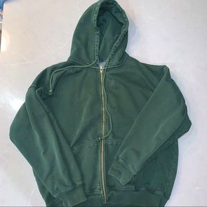 Brandy Melville: Christy Jacket - Dark Green